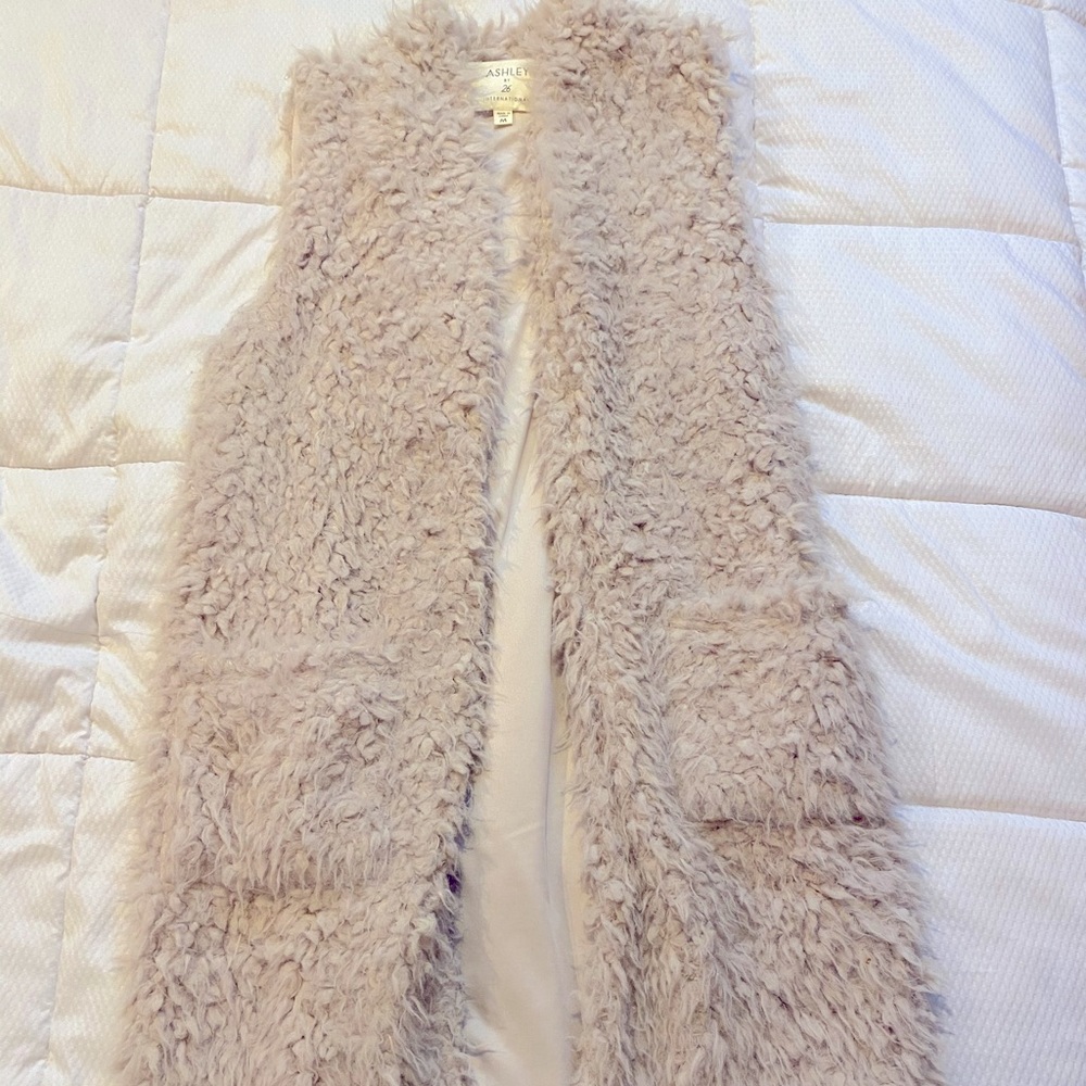 Long Fuzzy Vest